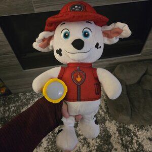 PAW Patrol Snuggle Up Marshall Plush - Light Up & Sounds - Great Condition